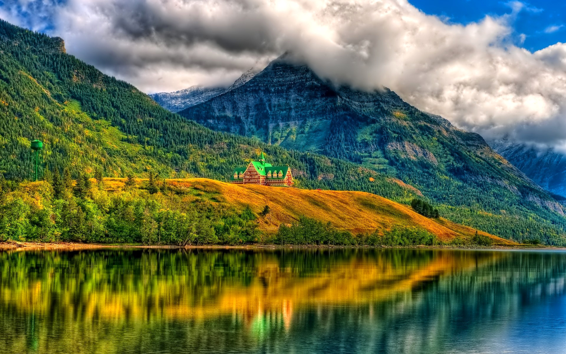 Картинки Горы, небо, лето, hdr фото и обои на рабочий стол