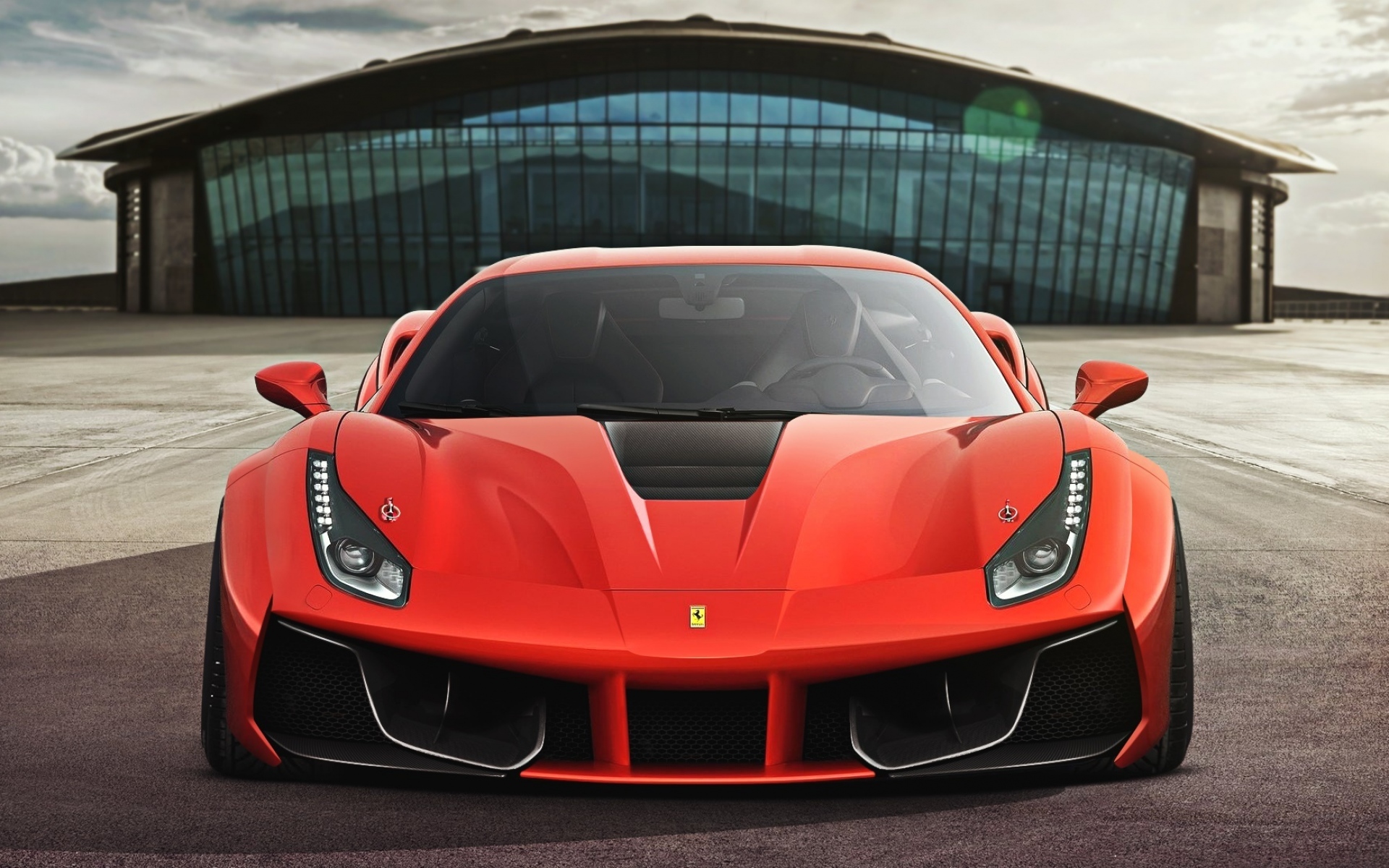 Ferrari 488 GTB 2015 суперкар черный