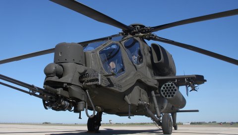Agusta a129, мангуста, вертолет, аэродром