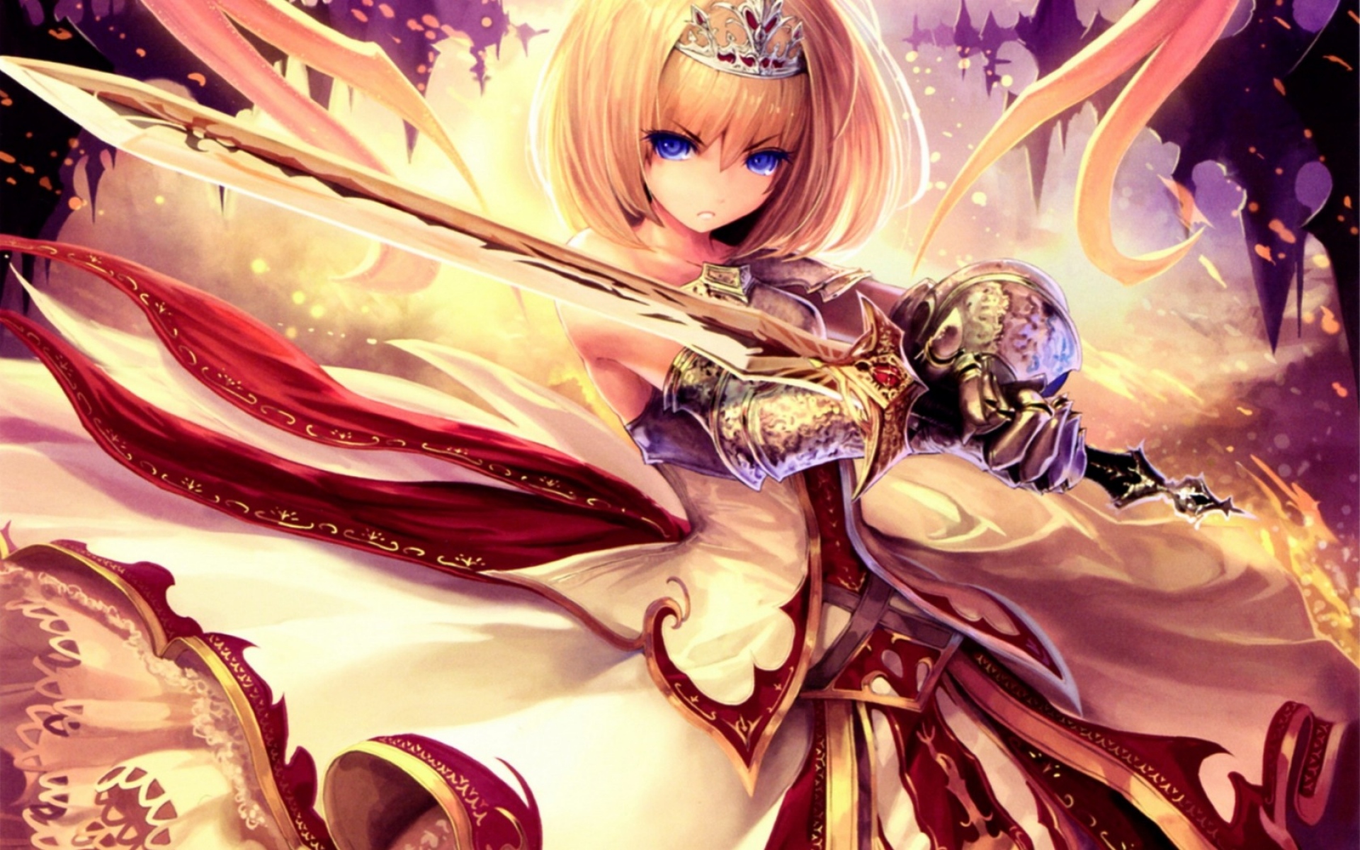 Картинки Tachikawa mushimaro, bimo, shingeki no bahamut фото и обои на рабочий стол
