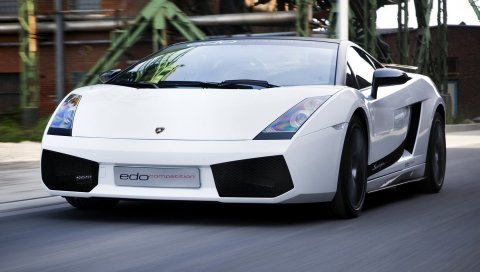 Lamborghini, gallardo, superleggera, белый, вид спереди