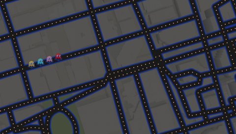 Google maps, 2015, google maps pacman, googlemaps, google maps pac man, pacman, pacman google