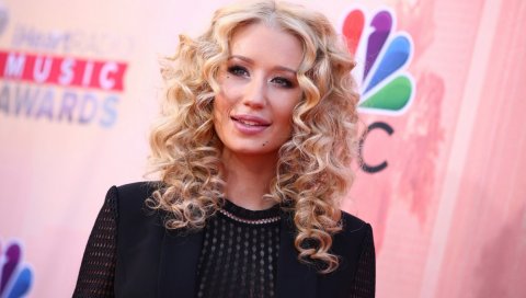 Iggy azalea, завитки, девушка, певец, 2015