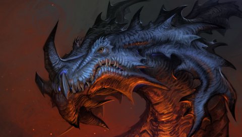 Smaug, дракон, фэнтези, искусство