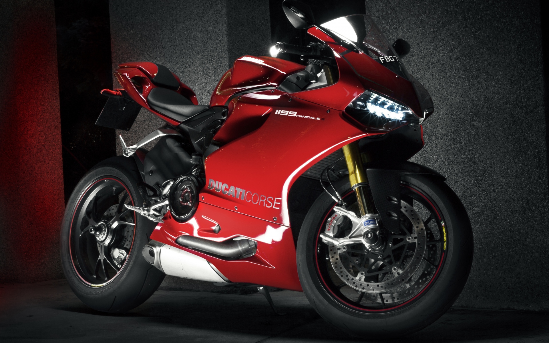 Картинки Дукати, 1199, Ducati 1199 Panigale, мотоцикл, красный фото и обои на рабочий стол
