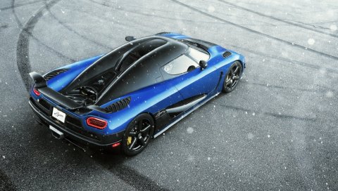 Koenigsegg, Agera, чч, вид сверху
