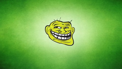 Тролль, искусство, зеленый