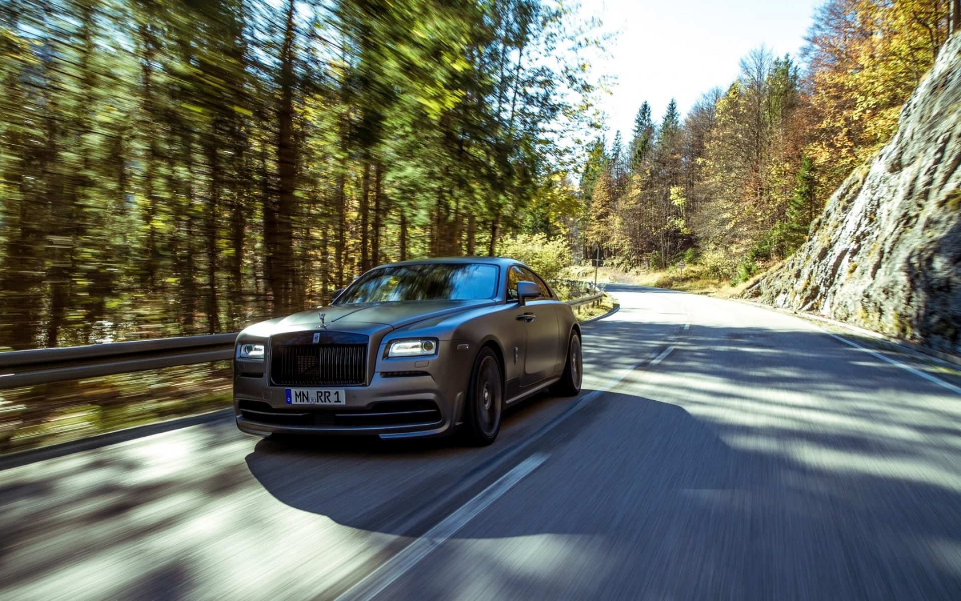 Картинки Рулоны royce, wraith, spofec, движение, скорость фото и обои на рабочий стол
