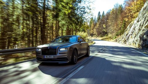 Рулоны royce, wraith, spofec, движение, скорость