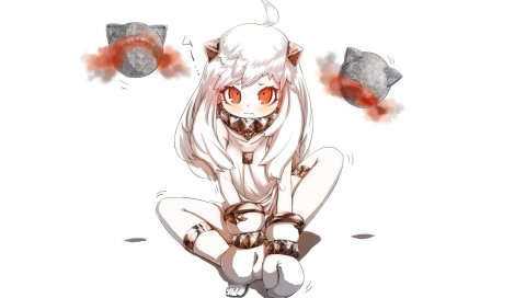 Kantai коллекция, северный океан hime, девушка