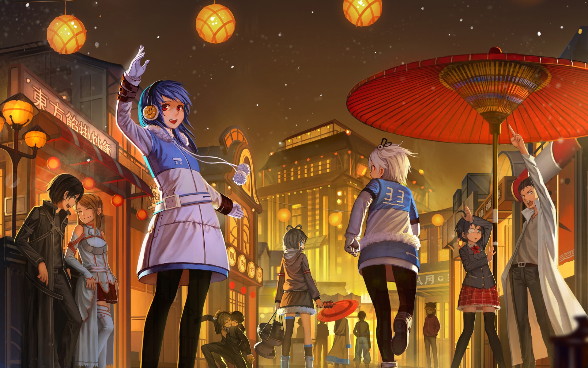 Картинки Lu ying, люди, soryu asuka langley, takanashi rikka, kirito, shikinami asuka langley, okabe rintarou, luo tianyi, evangelion, vocaloid фото и обои на рабочий стол
