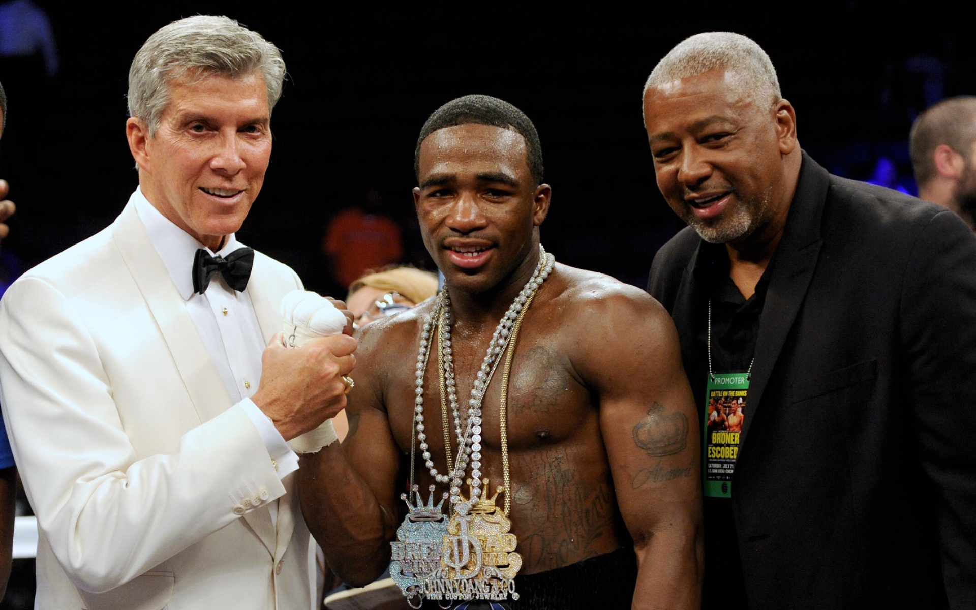 Картинки Marcos maidana, против, adrien broner, бокс фото и обои на рабочий стол
