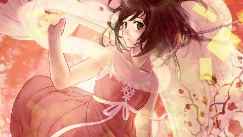 Kisaragi yuki emirio, девушка, bakemonogatari, sengoku nadeko