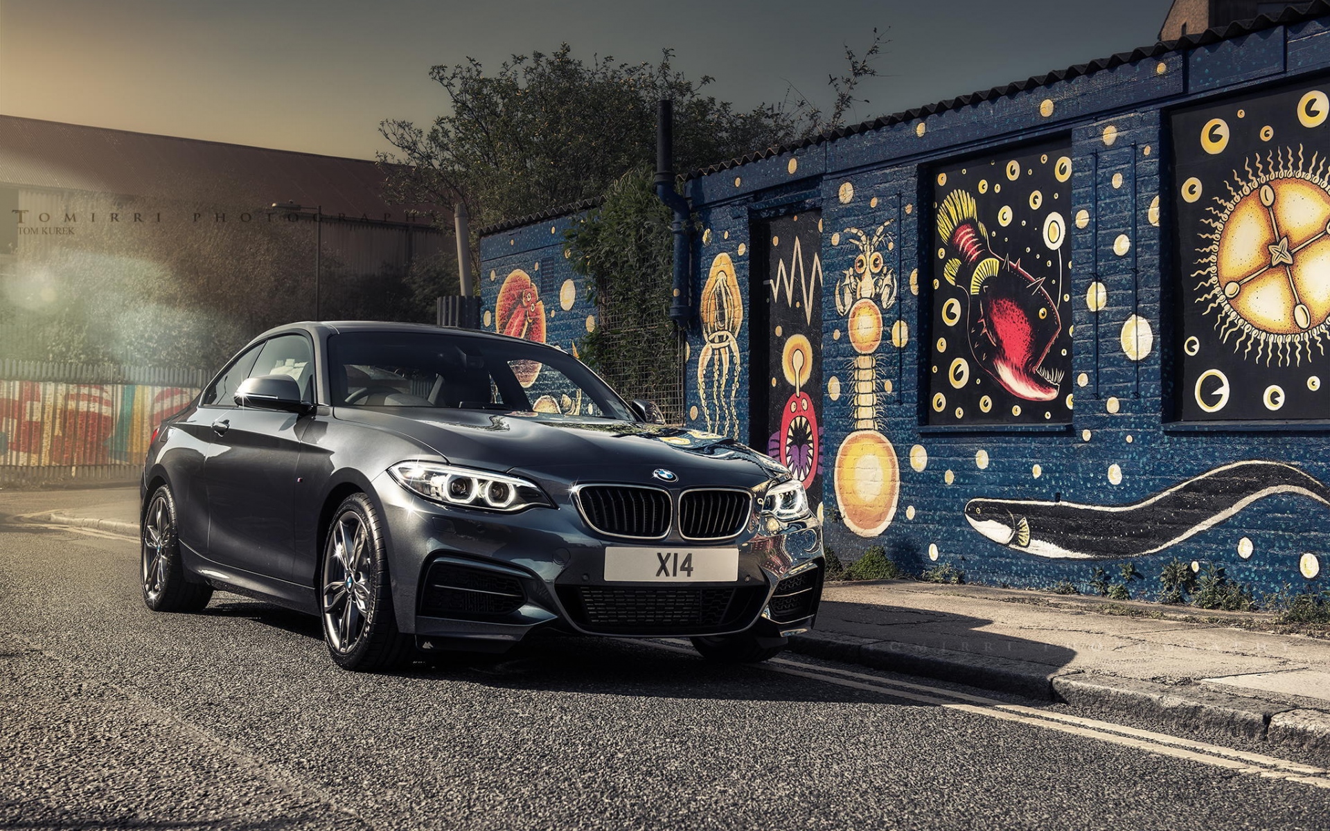 Картинки Bmw, f22, m235i, черный, купе, вид сбоку фото и обои на рабочий стол