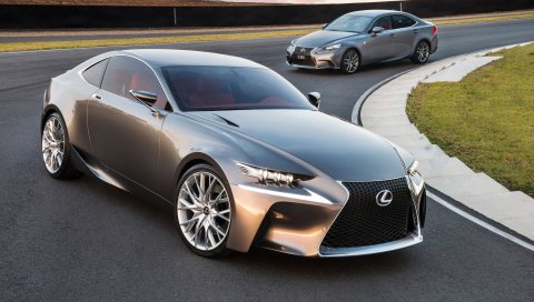 Lexus, lf-cc, lexus - 350, вид спереди, серебро