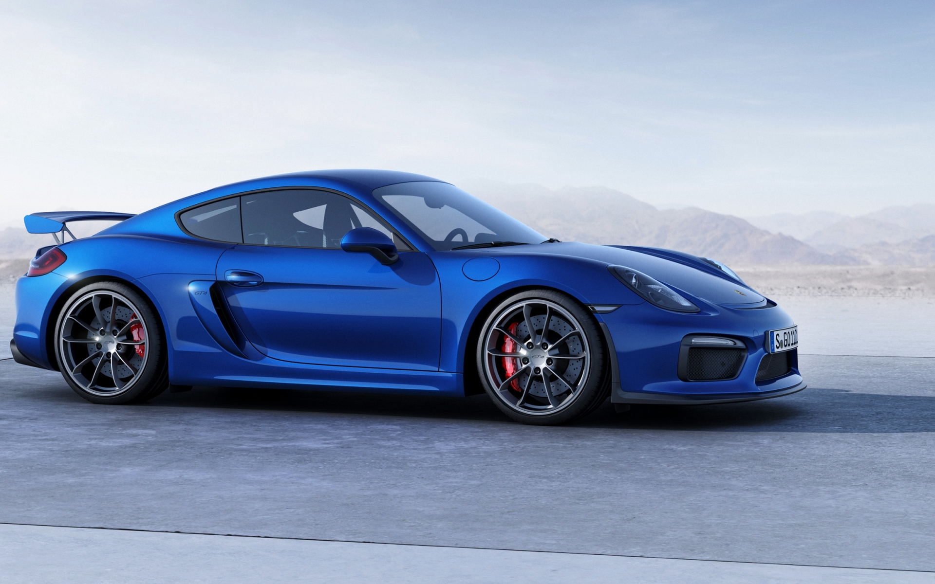 Картинки Porsche, cayman, gt4, синий, вид сбоку фото и обои на рабочий стол