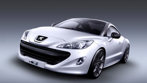 Peugeot, rcz, спортивный автомобиль, купе, вид спереди