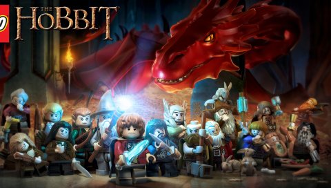Lego the hobbit, lego, art, game, characters, 2014, tt games