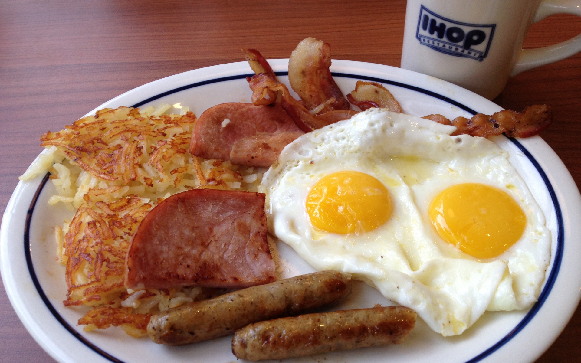 Картинки Ihop, блины, 2015, еда, ресторан, бренд, логотип фото и обои на рабочий стол