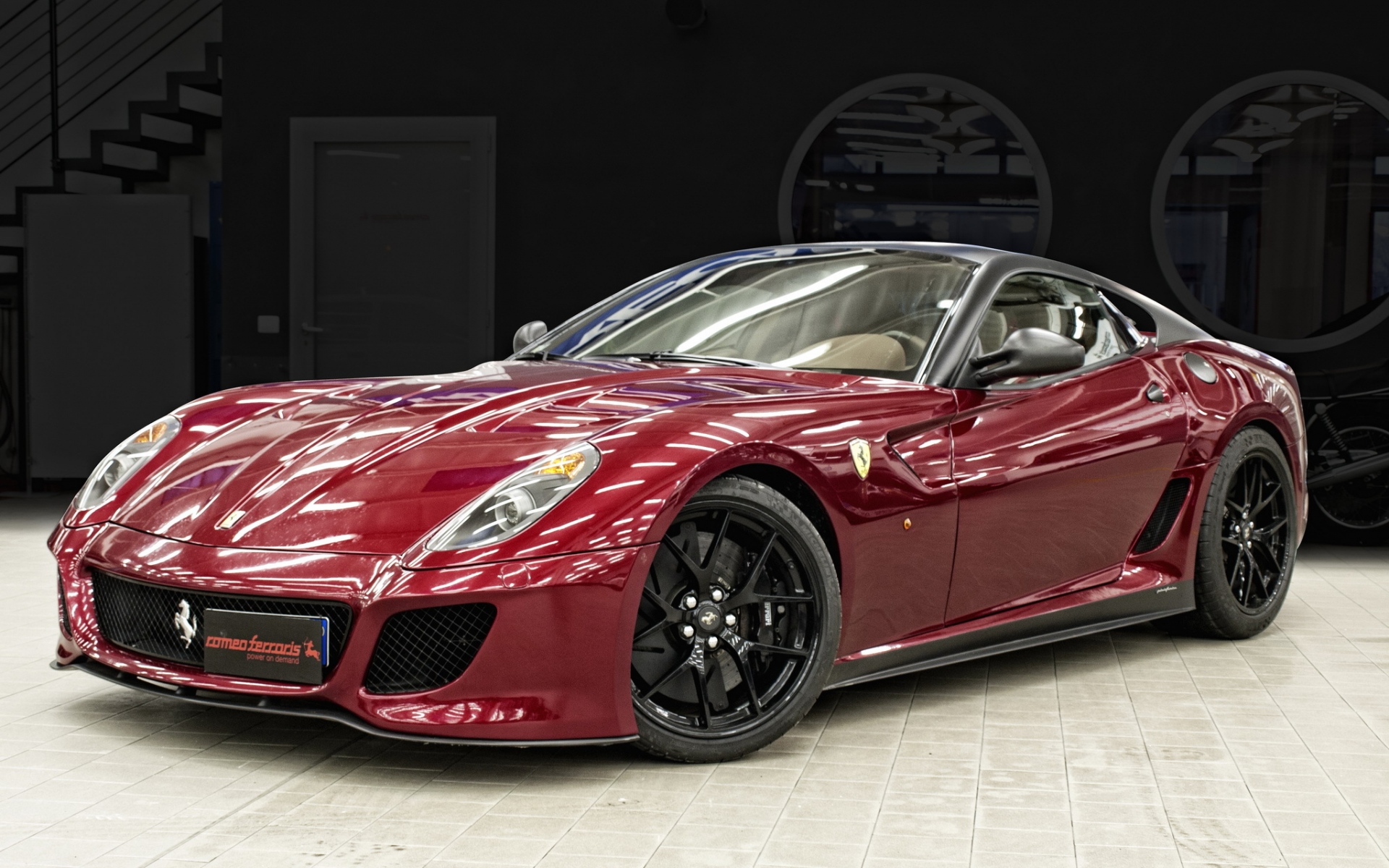 Картинки Ferrari, 599 gto, вид сбоку, спортивный автомобиль фото и обои на рабочий стол
