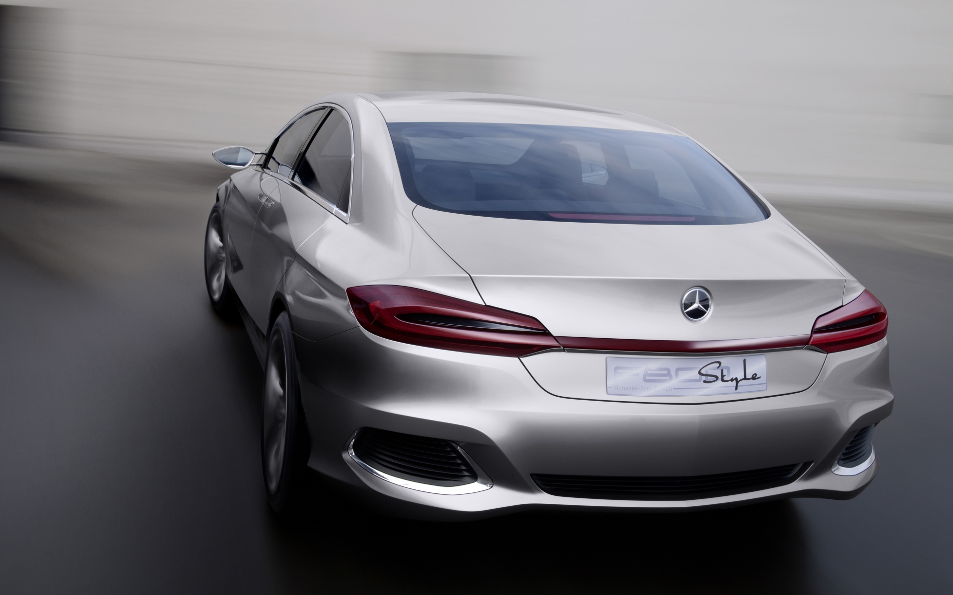 Картинки Mercedes benz, f800, концепция, вид сзади фото и обои на рабочий стол