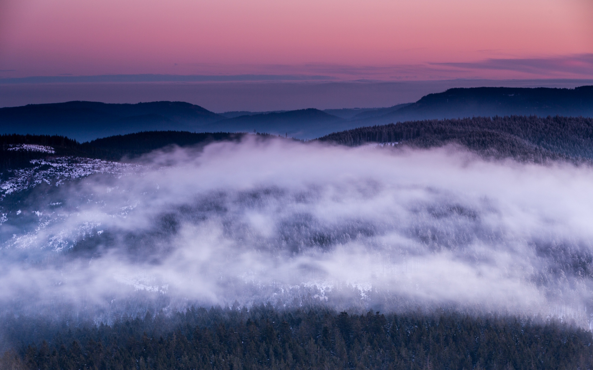 Картинки Schwarzwald, Германия, горы, дым, туман фото и обои на рабочий стол