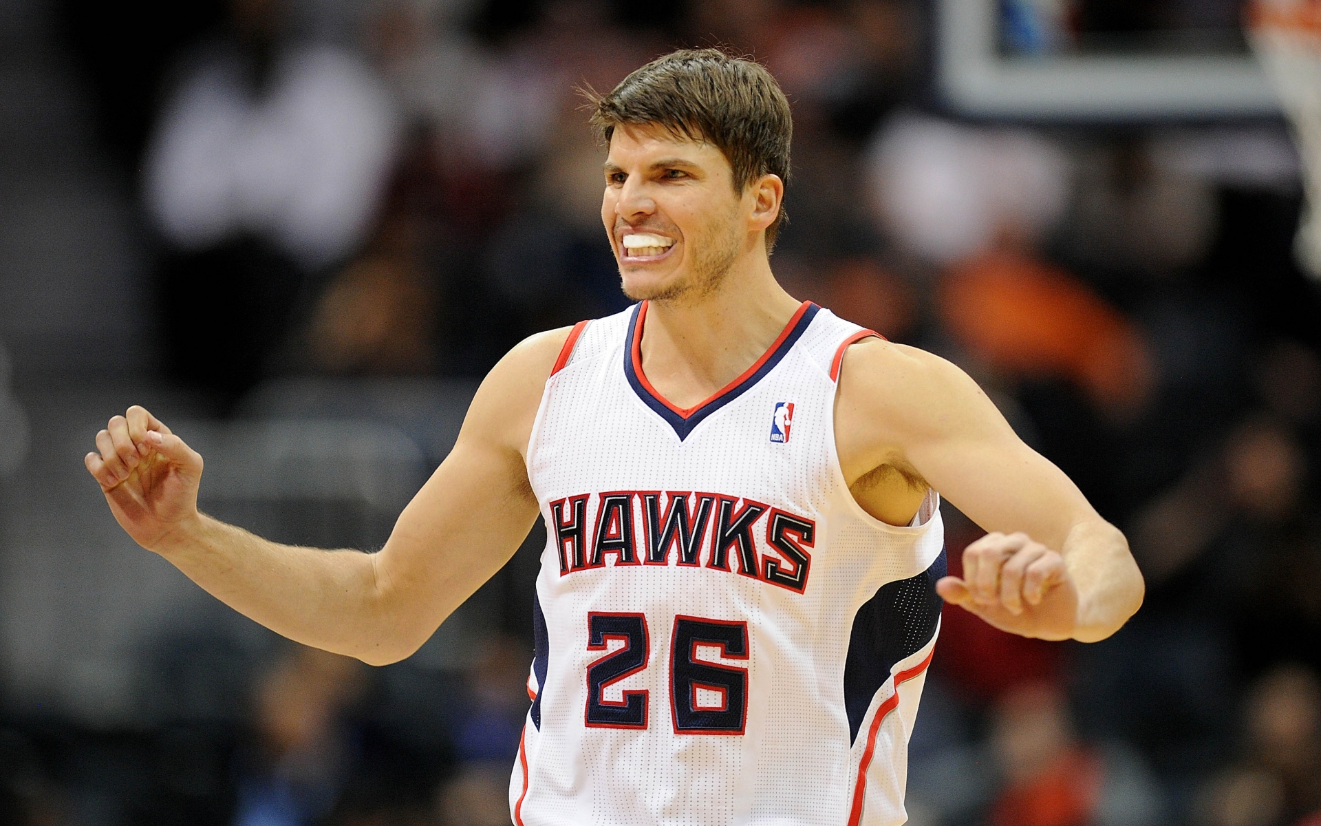 Картинки Kyle korver, 2015, ястребы, баскетбол фото и обои на рабочий стол