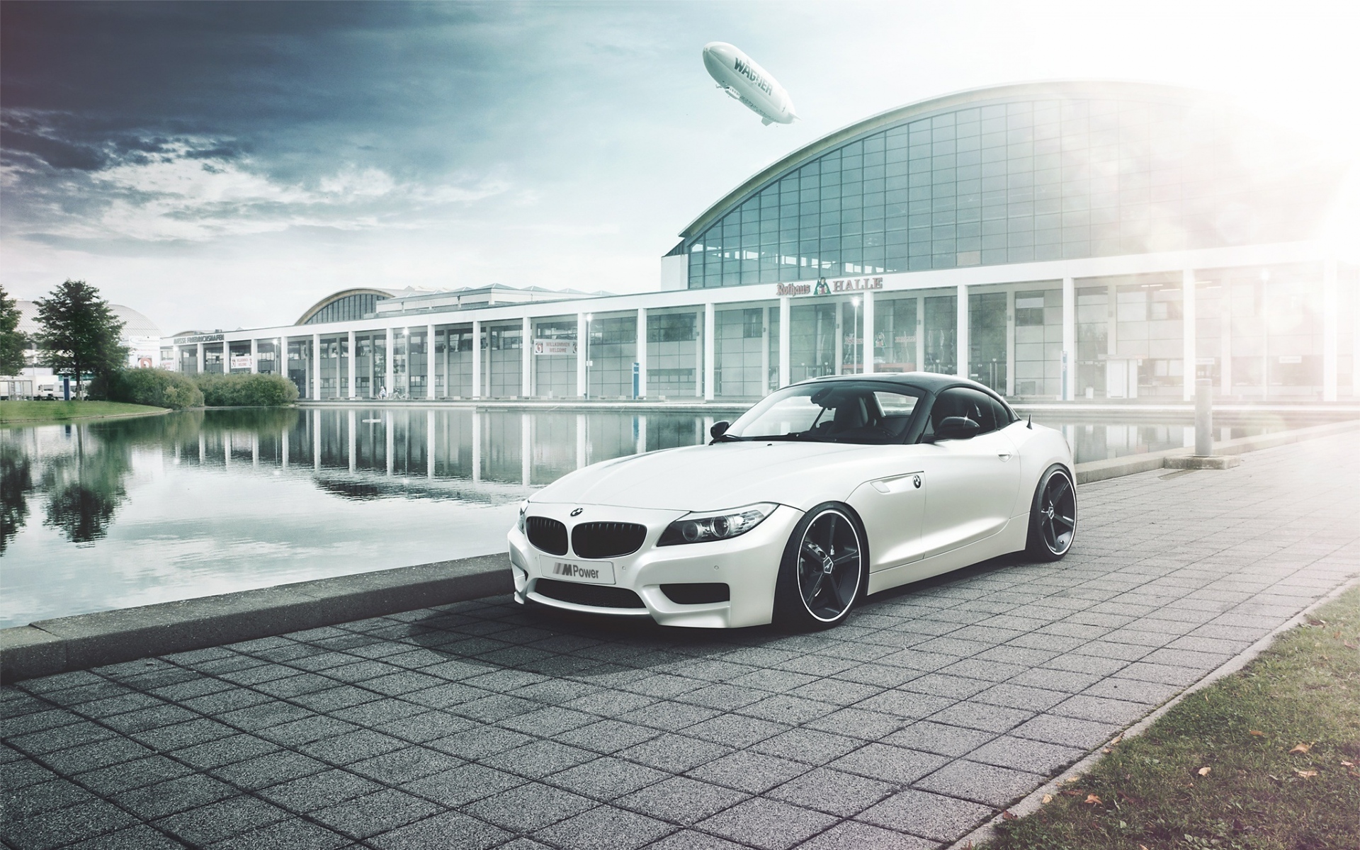 Картинки Bmw, z4, дирижабль, вид сбоку, автомобили фото и обои на рабочий стол