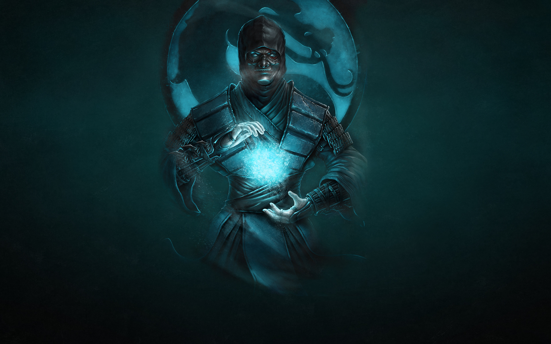 Картинки Mortal Kombat, ниндзя, искусство, минусовые, холодные, дракон фото и обои на рабочий стол