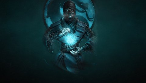Mortal Kombat, ниндзя, искусство, минусовые, холодные, дракон
