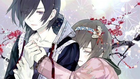 токио упырь, fueguchi hinami, Киришима Touka, обнимает