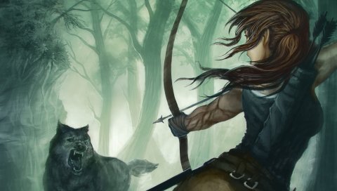 Tomb Raider, Лара Крофт, искусство, бой