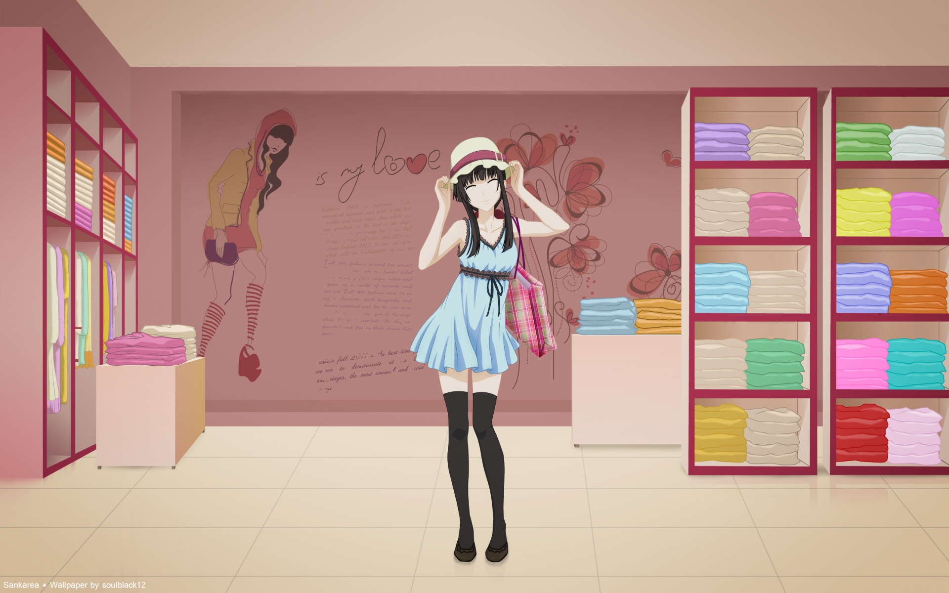 Картинки sankarea, магазин, магазины, аниме, девушка фото и обои на рабочий стол