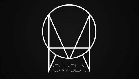 owsla, Skrillex, этикетки, логотип, черный