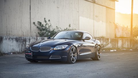Bmw, z4, авангардные, черные, вид сбоку