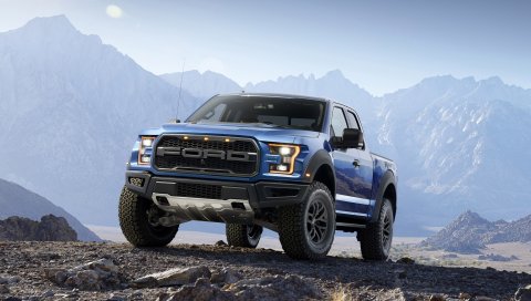 брод , F-150, Raptor, пикап,камни