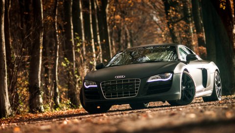 ауди, r8, v10, спортивный автомобиль