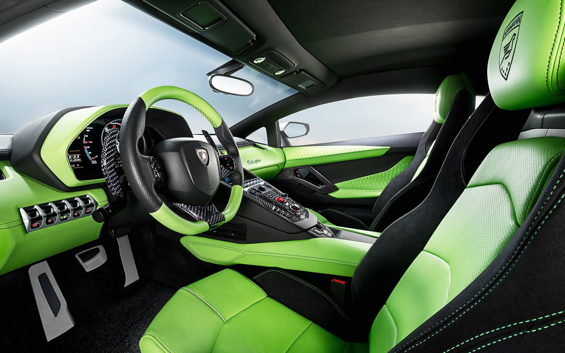 Картинки ламборджини, Aventador, LP700-4, 2014, автосалон фото и обои на рабочий стол