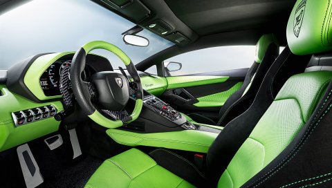 ламборджини, Aventador, LP700-4, 2014, автосалон