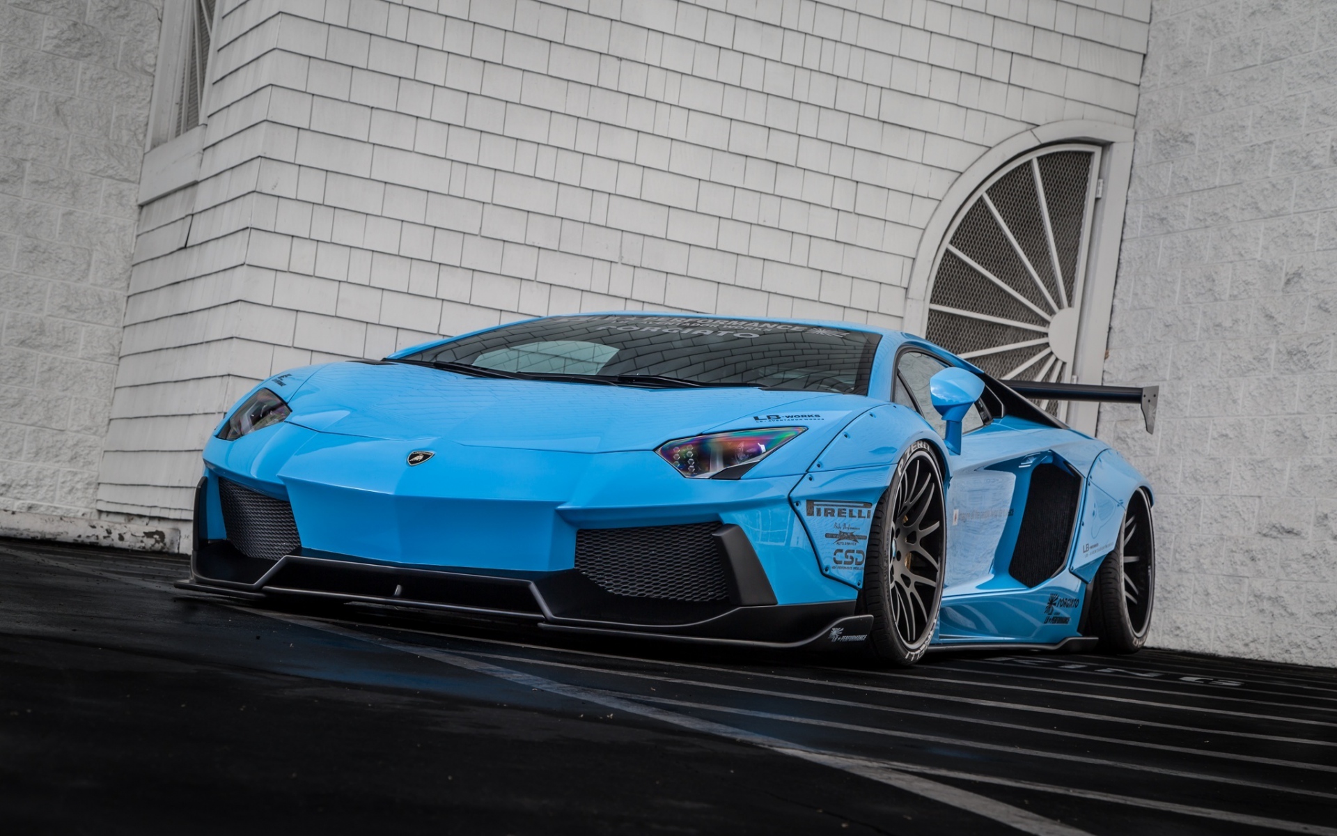 Картинки Lamborghini, aventador, lp700-4, синий, вид спереди фото и обои на рабочий стол