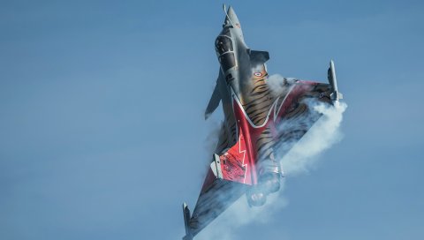 Dassault rafale, воздух 14, самолет, небо, трюк, швейцария