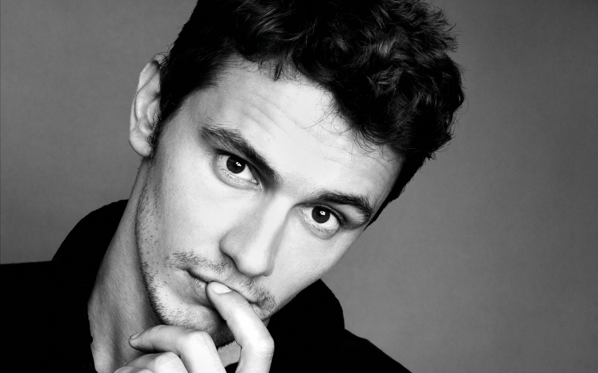 Картинки James franco, актер, знаменитость, лицо, bw фото и обои на рабочий стол