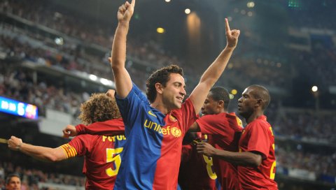 Xavi hernandez, santiago bernabeu, барселона, футбол