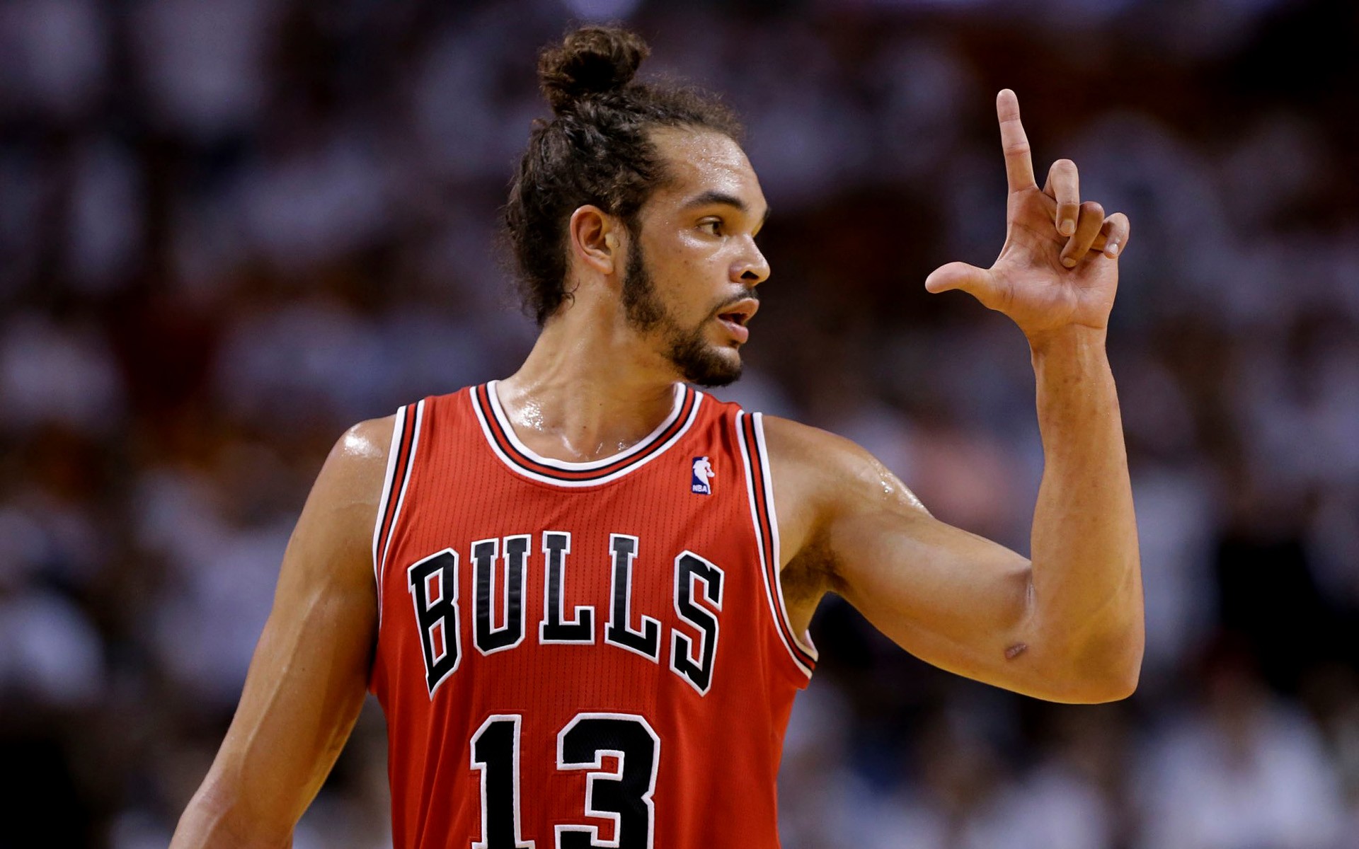 Картинки Joakim noah, баскетбол, быки chicago фото и обои на рабочий стол