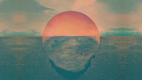 Tycho, dive, planet, art, background