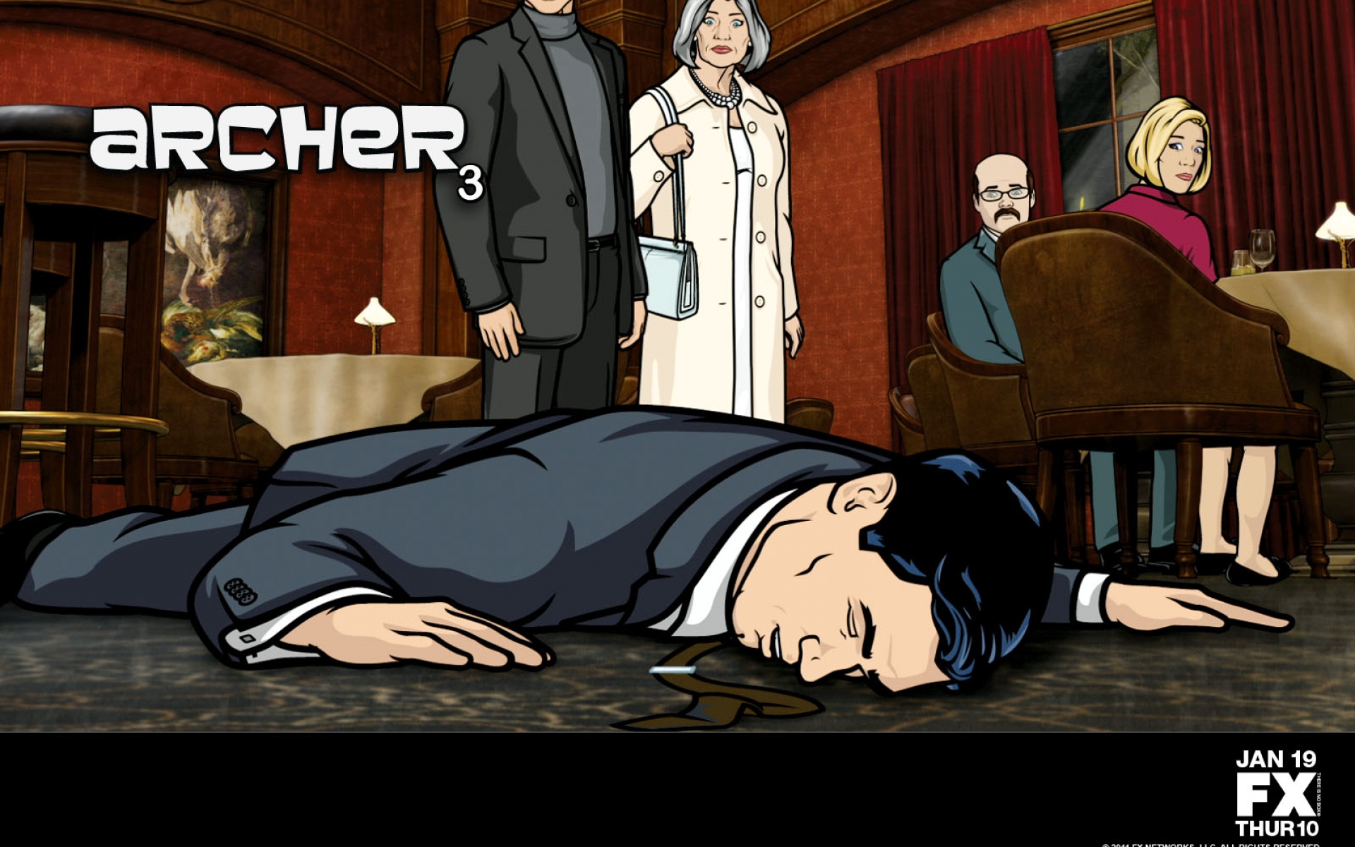 Картинки Archer, 2009, h jon benjamin фото и обои на рабочий стол