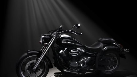 Yamaha, xvs950a, звезда полуночи, мотоцикл
