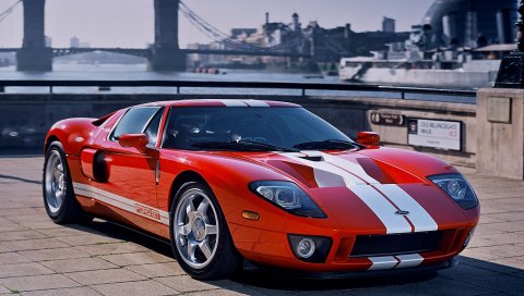 Ford gt, 2015, ford gt, ford, red