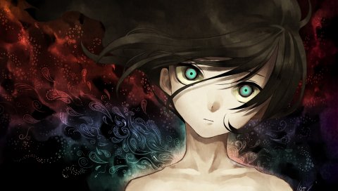 Nightcore, аниме, девушка, лицо, искусство