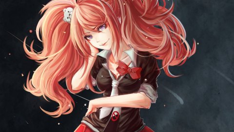 Nekoshonen, enoshima junko, danganronpa, девушка